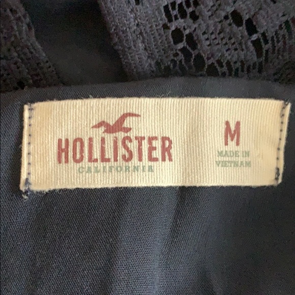 Hollister Dark Blue Lace Lined Dress - Picture 6 of 8